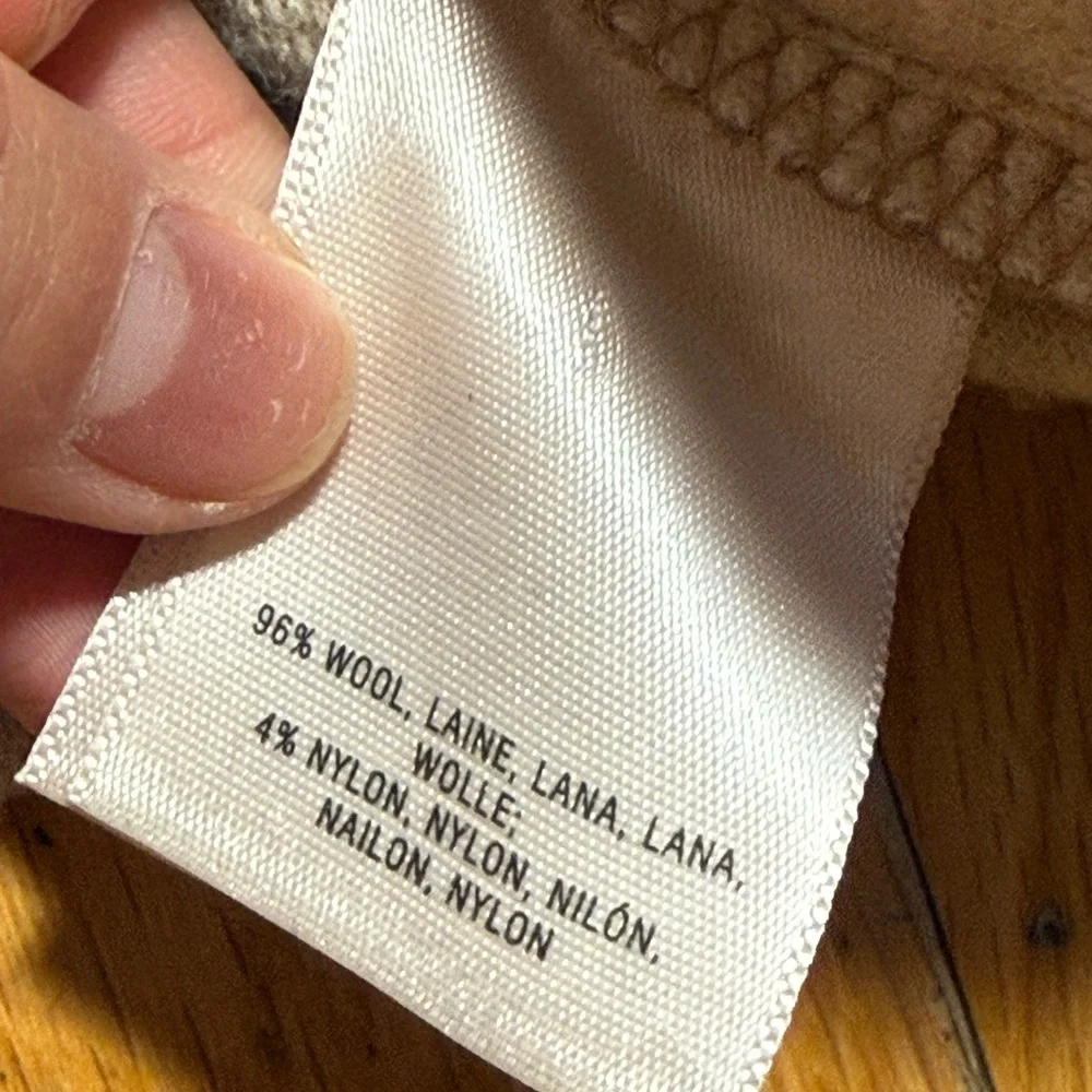 Women's Tan Double-Breasted Jacket/coat #611 - Picture 6 of 8